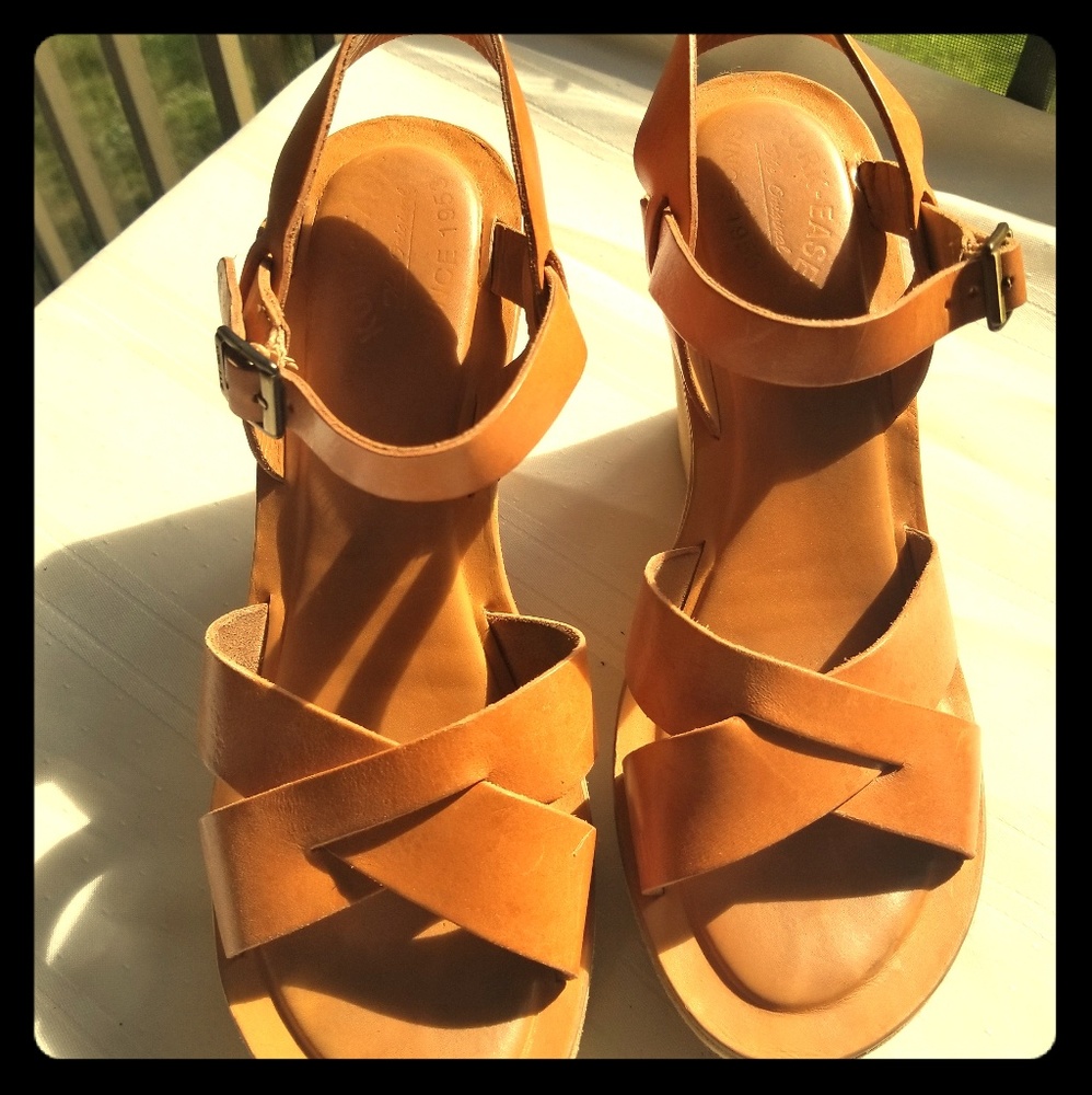 *PRE LOVED* Kork Ease Vintage Wedge Sandals